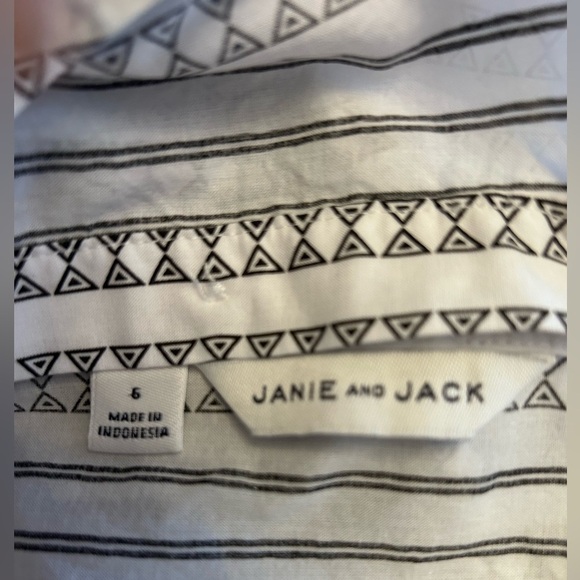 Janie and Jack Geo Striped Swim Cover-up EUC size 6 - Picture 5 of 5